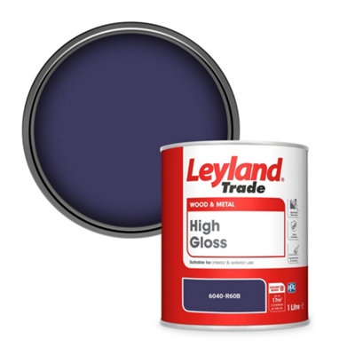 Leyland Trade Wood & Metal High Gloss Paint (6040-R60B) 1L from B&Q