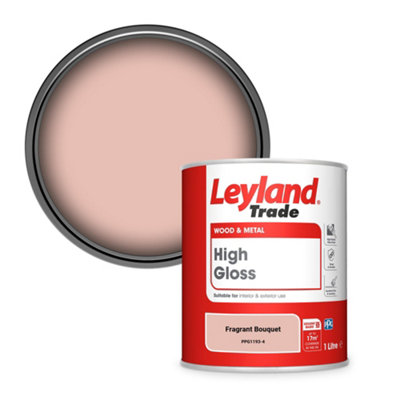 Leyland Trade Wood & Metal High Gloss Paint Fragrant Bouquet (Ppg1193-4) 1L from B&Q