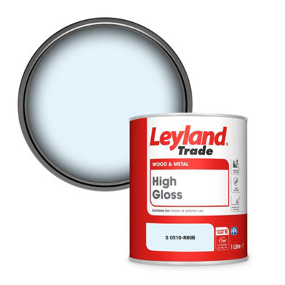 Leyland Trade Wood & Metal High Gloss Paint (S 0510-R80B) 1L from B&Q