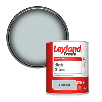Leyland Trade Wood & Metal High Gloss Paint (S 1505-B20G) 1L from B&Q