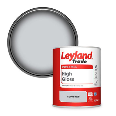 Leyland Trade Wood & Metal High Gloss Paint (S 2002-R50B) 1L from B&Q
