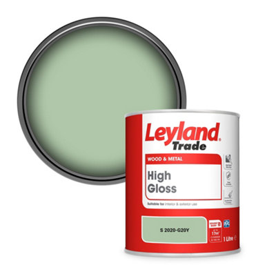 Leyland Trade Wood & Metal High Gloss Paint (S 2020-G20Y) 1L from B&Q