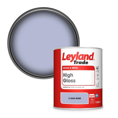 Leyland Trade Wood & Metal High Gloss Paint (S 2020-R60B) 1L from B&Q