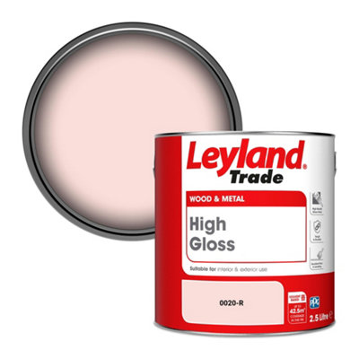 Leyland Trade Wood & Metal High Gloss Paint (0020-R) 2.5L from B&Q
