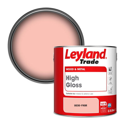 Leyland Trade Wood & Metal High Gloss Paint (0030-Y90R) 2.5L from B&Q