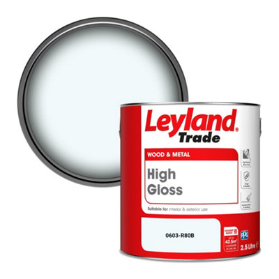 Leyland Trade Wood & Metal High Gloss Paint (0603-R80B) 2.5L from B&Q