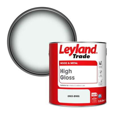Leyland Trade Wood & Metal High Gloss Paint (0903-B90G) 2.5L from B&Q
