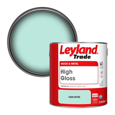 Leyland Trade Wood & Metal High Gloss Paint (1020-B70G) 2.5L from B&Q