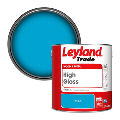 Leyland Trade Wood & Metal High Gloss Paint (1070-B) 2.5L from B&Q