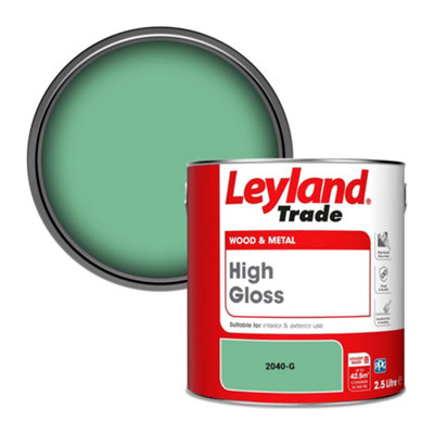 Leyland Trade Wood & Metal High Gloss Paint (2040-G) 2.5L from B&Q