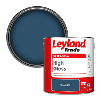 Leyland Trade Wood & Metal High Gloss Paint (6030-R90B) 2.5L from B&Q