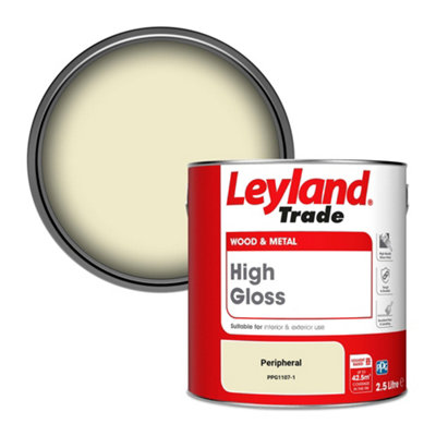 Leyland Trade Wood & Metal High Gloss Paint Peripheral (Ppg1107-1) 2.5L from B&Q