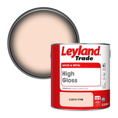 Leyland Trade Wood & Metal High Gloss Paint (S 0515-Y70R) 2.5L from B&Q