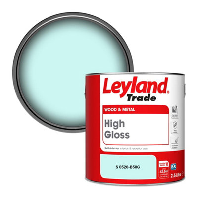 Leyland Trade Wood & Metal High Gloss Paint (S 0520-B50G) 2.5L from B&Q