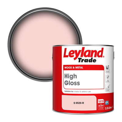 Leyland Trade Wood & Metal High Gloss Paint (S 0520-R) 2.5L from B&Q
