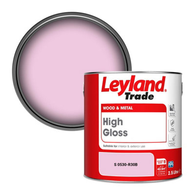 Leyland Trade Wood & Metal High Gloss Paint (S 0530-R30B) 2.5L from B&Q