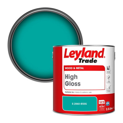 Leyland Trade Wood & Metal High Gloss Paint (S 2060-B50G) 2.5L from B&Q