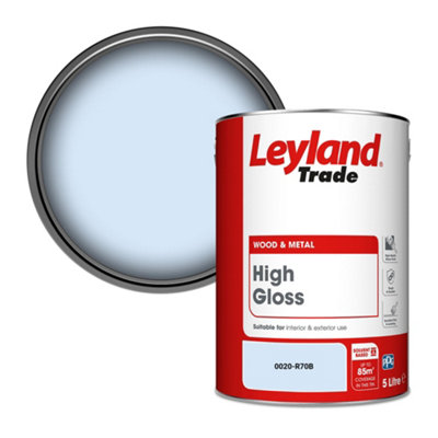 Leyland Trade Wood & Metal High Gloss Paint (0020-R70B) 5L from B&Q