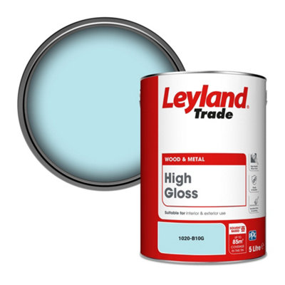 Leyland Trade Wood & Metal High Gloss Paint (1020-B10G) 5L from B&Q