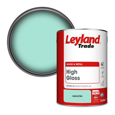 Leyland Trade Wood & Metal High Gloss Paint (1030-B70G) 5L from B&Q