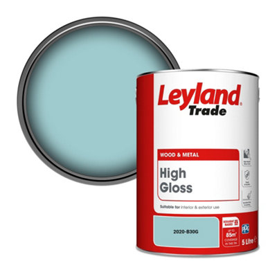 Leyland Trade Wood & Metal High Gloss Paint (2020-B30G) 5L from B&Q