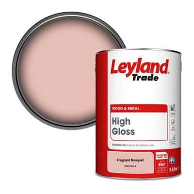 Leyland Trade Wood & Metal High Gloss Paint Fragrant Bouquet (Ppg1193-4) 5L from B&Q