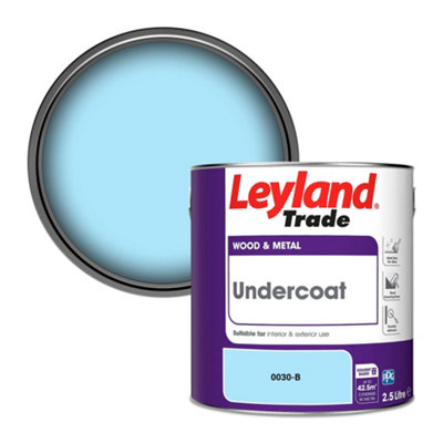 Leyland Trade Wood & Metal Undercoat Paint (0030-B) 2.5L from B&Q