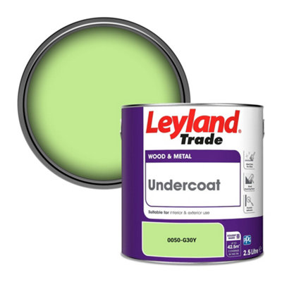 Leyland Trade Wood & Metal Undercoat Paint (0050-G30Y) 2.5L from B&Q