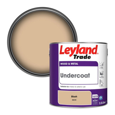Leyland Trade Wood & Metal Undercoat Paint Blush (06C33) 2.5L from B&Q