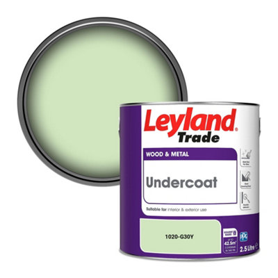 Leyland Trade Wood & Metal Undercoat Paint (1020-G30Y) 2.5L from B&Q