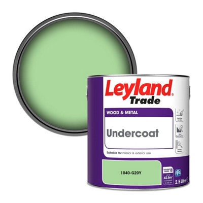 Leyland Trade Wood & Metal Undercoat Paint (1040-G20Y) 2.5L from B&Q
