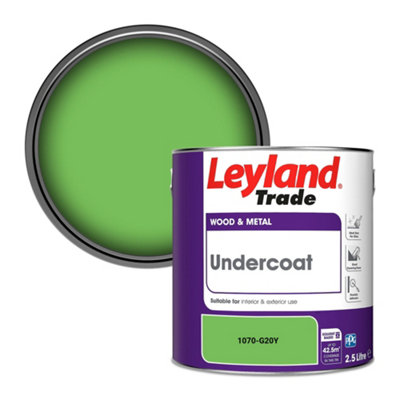Leyland Trade Wood & Metal Undercoat Paint (1070-G20Y) 2.5L from B&Q