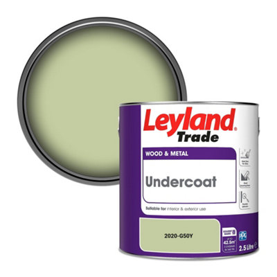 Leyland Trade Wood & Metal Undercoat Paint (2020-G50Y) 2.5L from B&Q