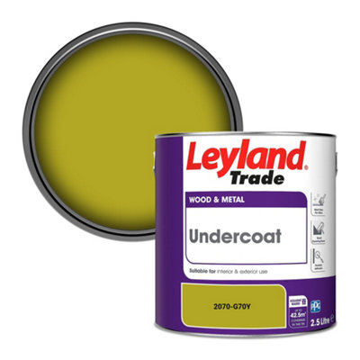 Leyland Trade Wood & Metal Undercoat Paint (2070-G70Y) 2.5L from B&Q