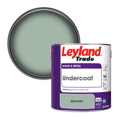 Leyland Trade Wood & Metal Undercoat Paint (3010-G10Y) 2.5L from B&Q