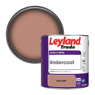 Leyland Trade Wood & Metal Undercoat Paint (3030-Y80R) 2.5L from B&Q