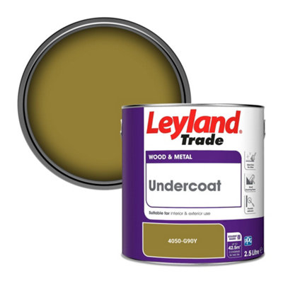 Leyland Trade Wood & Metal Undercoat Paint (4050-G90Y) 2.5L from B&Q