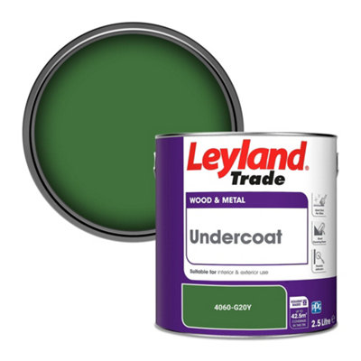 Leyland Trade Wood & Metal Undercoat Paint (4060-G20Y) 2.5L from B&Q