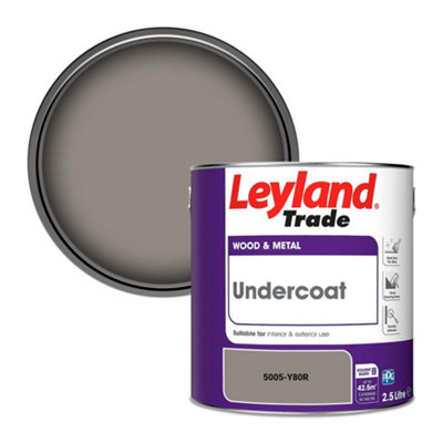 Leyland Trade Wood & Metal Undercoat Paint (5005-Y80R) 2.5L from B&Q