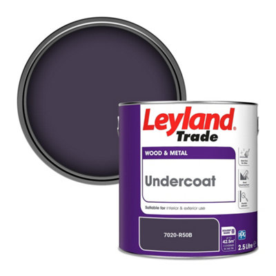 Leyland Trade Wood & Metal Undercoat Paint (7020-R50B) 2.5L from B&Q