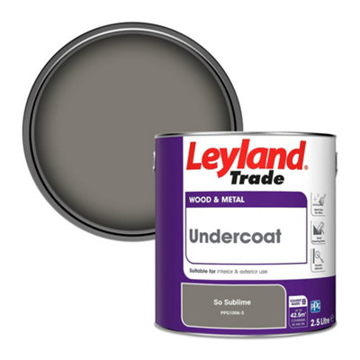 Leyland Trade Wood & Metal Undercoat Paint So Sublime (Ppg1006-5) 2.5L from B&Q
