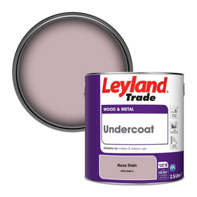 Leyland Trade Wood & Metal Undercoat Paint Rose Stain (Ppg1048-4) 2.5L from B&Q