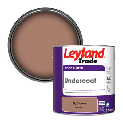 Leyland Trade Wood & Metal Undercoat Paint Big Cypress (Ppg1062-5) 2.5L from B&Q