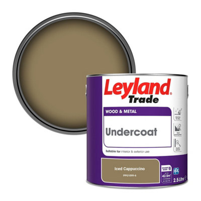 Leyland Trade Wood & Metal Undercoat Paint Iced Cappuccino (Ppg1099-6) 2.5L from B&Q