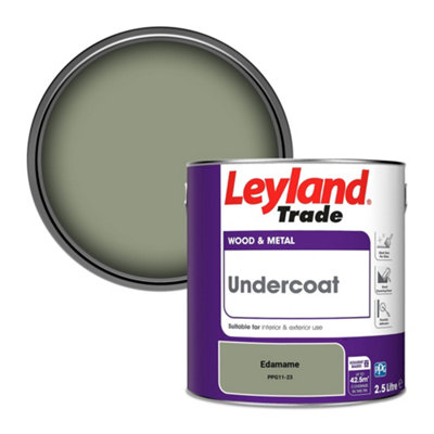 Leyland Trade Wood & Metal Undercoat Paint Edamame (Ppg11-23) 2.5L from B&Q
