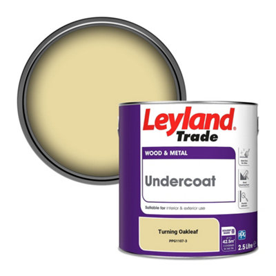 Leyland Trade Wood & Metal Undercoat Paint Turning Oakleaf (Ppg1107-3) 2.5L from B&Q