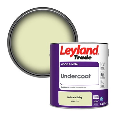 Leyland Trade Wood & Metal Undercoat Paint Delicate Daisy (Ppg1117-1) 2.5L from B&Q