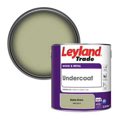 Leyland Trade Wood & Metal Undercoat Paint Bahia Grass (Ppg1122-4) 2.5L from B&Q