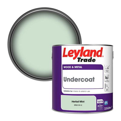 Leyland Trade Wood & Metal Undercoat Paint Herbal Mist (Ppg1131-2) 2.5L from B&Q