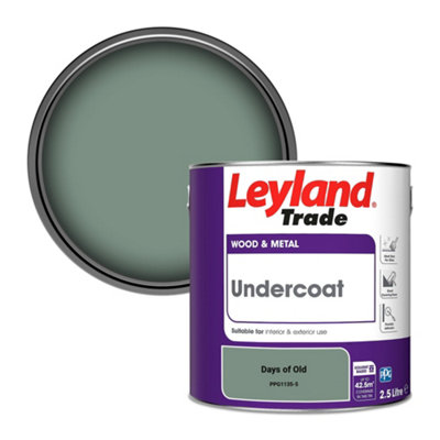 Leyland Trade Wood & Metal Undercoat Paint Days Of Old (Ppg1135-5) 2.5L from B&Q